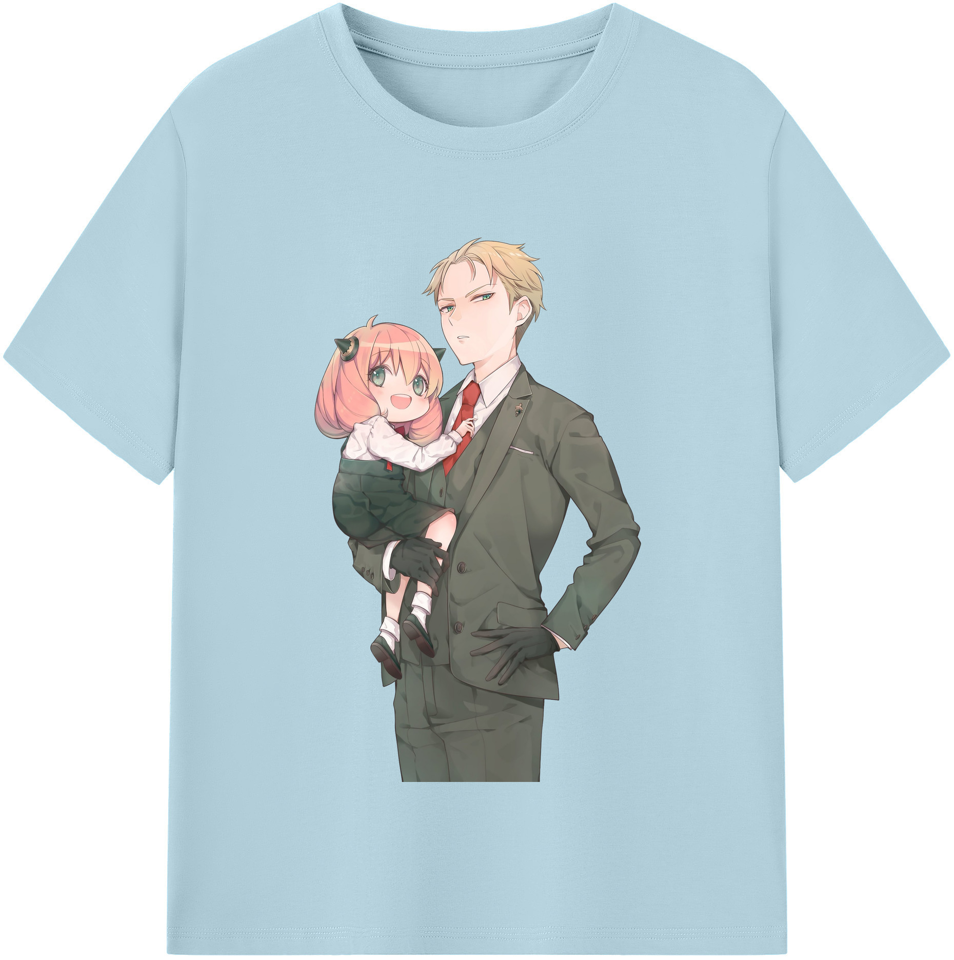（画像用） SPY×FAMILY间谍家家酒 綿100％半袖Tシャツ（フロントプリント）